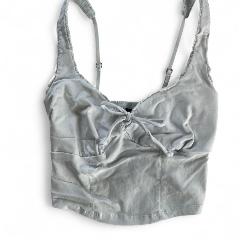 Wild Fable white crop top